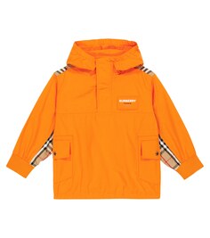 Куртка Wilder с молнией до половины Burberry, оранжевый