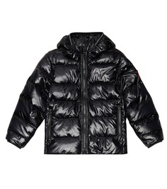 Пуховик крофтон Canada Goose Kids, черный