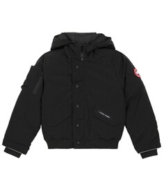 Куртка-бомбер Rundle на пуху Canada Goose Kids, черный