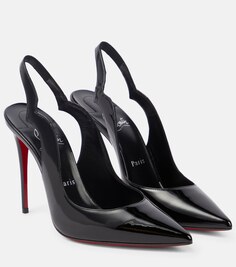 Туфли Hot Chick с ремешком на пятке Christian Louboutin, черный