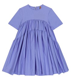 Хлопковое платье Caroline Bosmans, фиолетовый