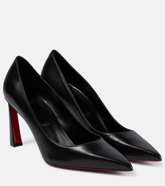 Туфли-лодочки из кожи кондора Christian Louboutin, бежевый