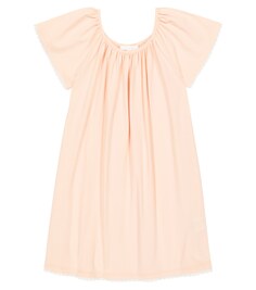 Пижамное платье из хлопка Chloé, розовый Chloe