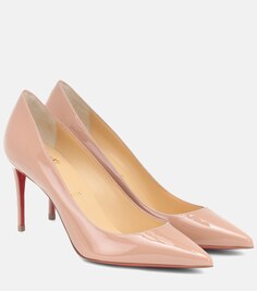 Лакированные туфли Kate 85 Christian Louboutin, бежевый