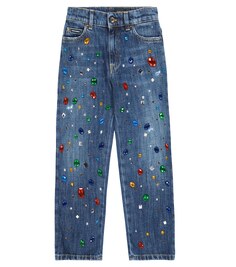 Украшенные джинсы Dolce&amp;Gabbana, синий