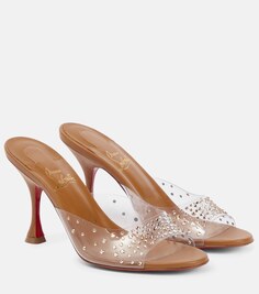 Декорированные мюли Nudes Degramule Christian Louboutin, коричневый