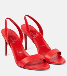 Кожаные сандалии O Marilyn 85 Christian Louboutin, красный
