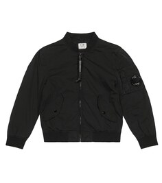 Куртка-бомбер Chrome-R C.P. COMPANY KIDS, черный