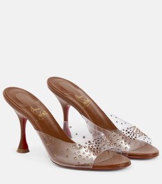 Декорированные мюли Nudes Degramule Christian Louboutin, коричневый