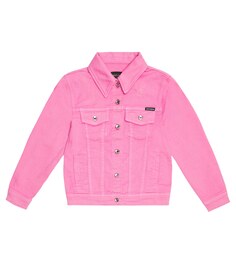 Джинсовая куртка Dolce&amp;Gabbana, розовый