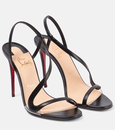 Босоножки Rosalie из кожи Christian Louboutin, черный