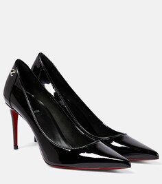 Лакированные туфли Sporty Kate 85 Christian Louboutin, черный