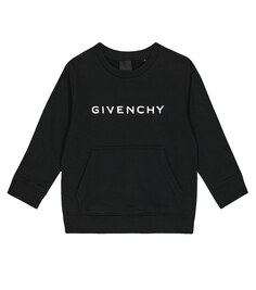 Толстовка из хлопкового джерси из коллаборации с Disney 101 Dalmatians Givenchy Kids, черный