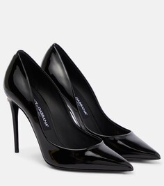 Туфли-лодочки Cardinale 105 из лакированной кожи Dolce&amp;Gabbana, черный