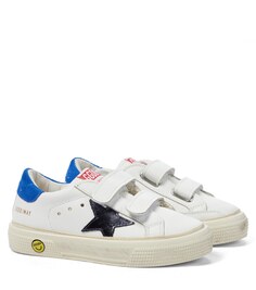 Кроссовки May School из кожи Golden Goose, белый