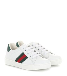 Кеды Ace из кожи Gucci, белый