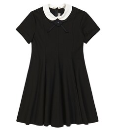 Платье с аппликацией Il Gufo, черный