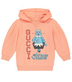 Худи из коллаборации с The Jetsons Gucci, розовый