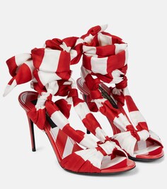 Полосатые сандалии Portofino 105 Dolce&amp;Gabbana, красный