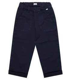 Хлопковые брюки Il Gufo, синий