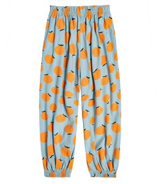 Оранжевые хлопковые брюки Jellymallow, оранжевый