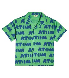 Рубашка из хлопка с принтом Jellymallow, зеленый