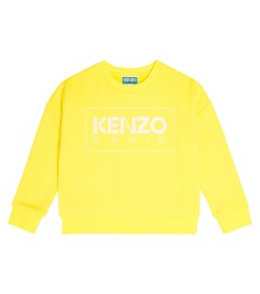 Толстовка из смесового хлопка с логотипом Kenzo, желтый