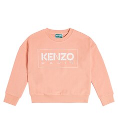 Толстовка из смесового хлопка с логотипом Kenzo, розовый