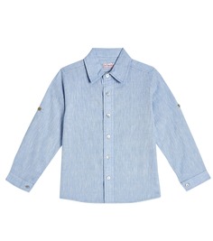 Рубашка из хлопка цвета лаго La Coqueta, синий