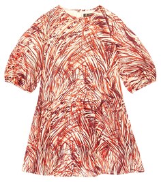 Льняное платье Raschelle с принтом Loro Piana, разноцветный