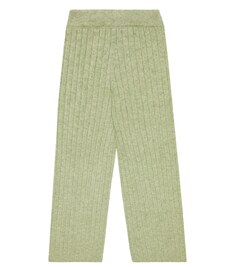 Кашемировые брюки акварелью Loro Piana, зеленый