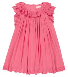Мини-платье Shantiya из хлопка с вышивкой Louise Misha, розовый