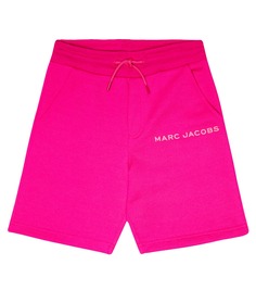 Шорты из смесового хлопка Marc Jacobs, розовый