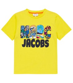 Футболка из хлопкового джерси с логотипом Marc Jacobs, разноцветный