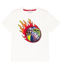 Хлопковая футболка с логотипом Marc Jacobs, белый