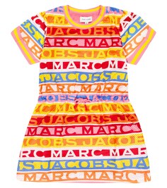 Сетчатое мини-платье с логотипом Marc Jacobs, разноцветный