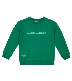 Толстовка из смесового хлопка с логотипом Marc Jacobs, зеленый