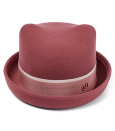 Фетровая шапка Winnie из шерсти Maison Michel, розовый