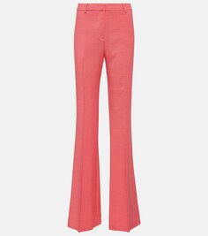 Расклешенные брюки с высокой посадкой ETRO, розовый