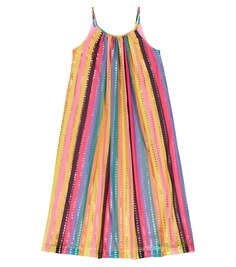 Полосатое платье с логотипом Marc Jacobs, разноцветный