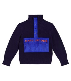 Свитер в рубчик Marc Jacobs, синий