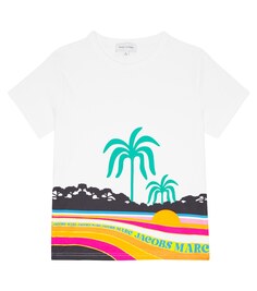 Хлопковая футболка с принтом Marc Jacobs, разноцветный