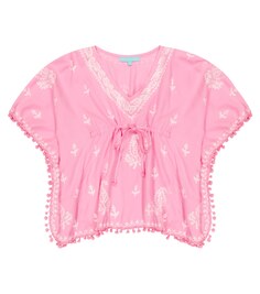 Платье-кафтан с вышивкой Baby Sharize Melissa Odabash, розовый