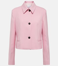 Куртка из натуральной шерсти FERRAGAMO, розовый