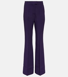 Расклешенные брюки с высокой посадкой GALVAN, фиолетовый
