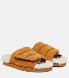 Замшевые сандалии Gia 3 Gia Borghini, коричневый