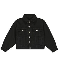 Джинсовая куртка MM6 Maison Margiela, черный