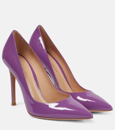 Туфли-лодочки Gianvito 105 из лакированной кожи Gianvito Rossi, фиолетовый