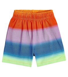 Хлопковые шорты-бермуды Adian в полоску Molo, разноцветный
