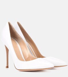 Кожаные туфли-лодочки Gianvito 105 Gianvito Rossi, белый